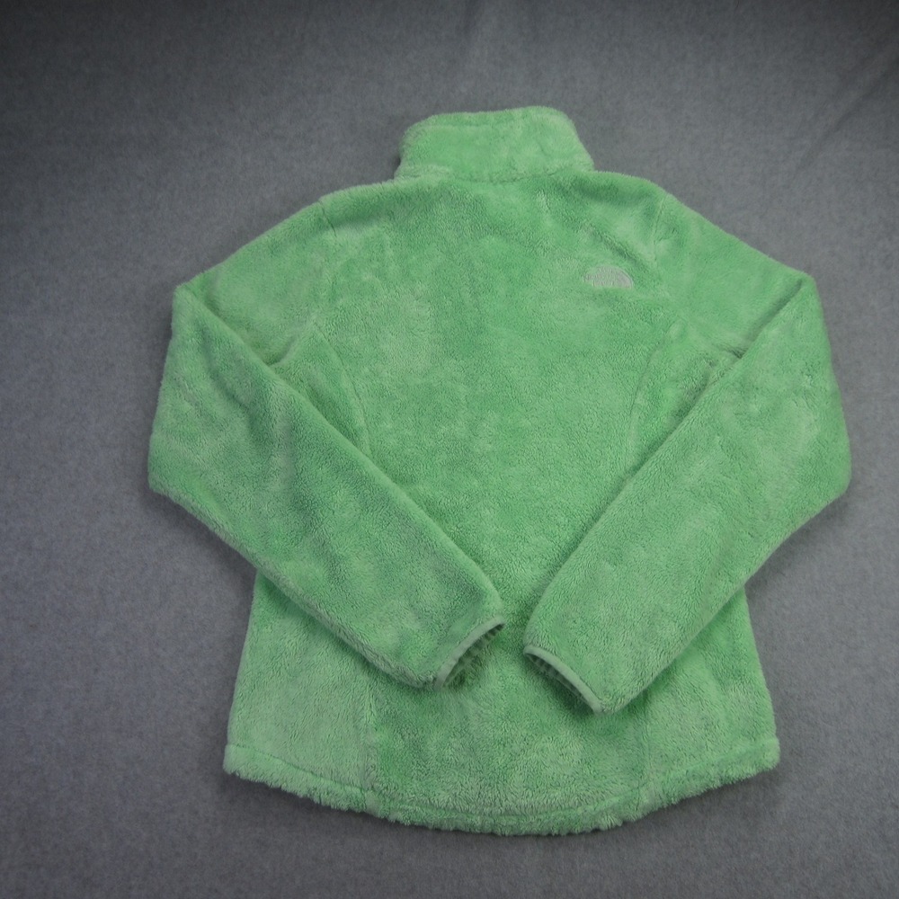 The North‎ Face Jacket Womens Small Green Full Zip Fuzzy Fleece Outdoor - Picture 6 of 16